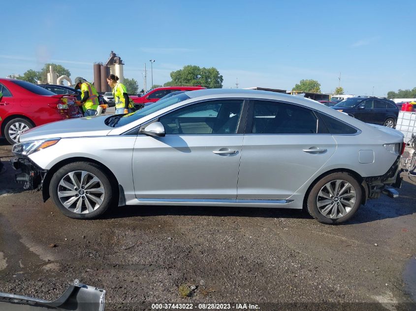 2016 HYUNDAI SONATA 2.4L SPORT - 5NPE34AF8GH352912