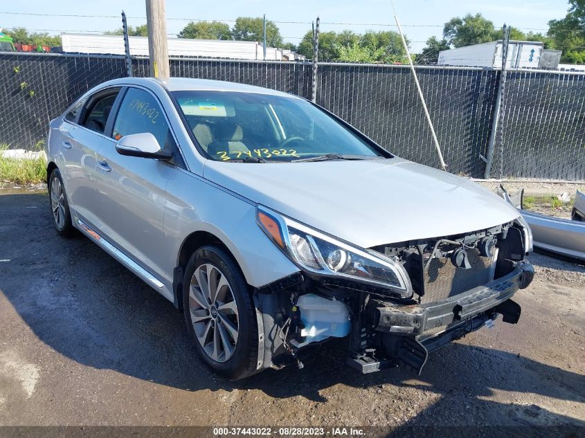 2016 HYUNDAI SONATA 2.4L SPORT - 5NPE34AF8GH352912