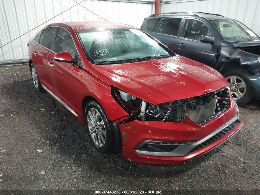 2015 HYUNDAI SONATA 2.4L SPORT - 5NPE34AF7FH078553