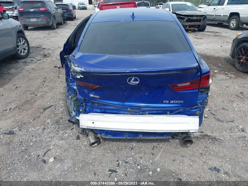 2016 LEXUS IS 200T JTHBA1D26G5007800