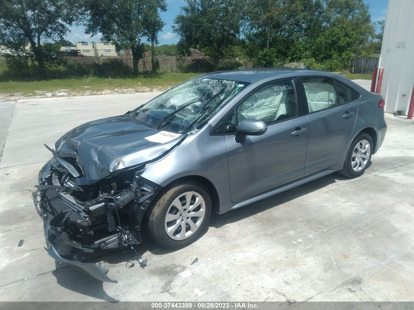 VIN JTDEPMAE8N3003947 2022 TOYOTA COROLLA LE