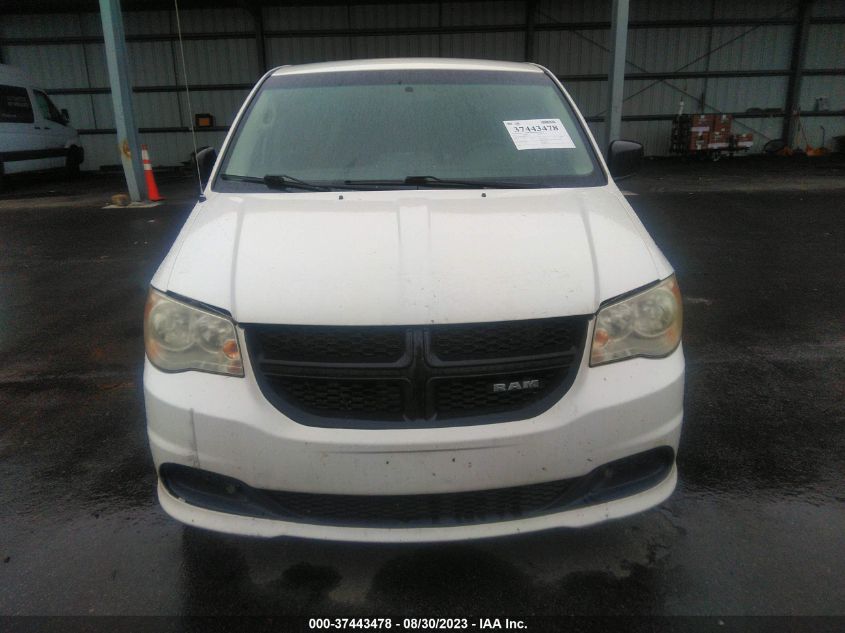2013 RAM CARGO VAN TRADESMAN 2C4JRGAG5DR505221