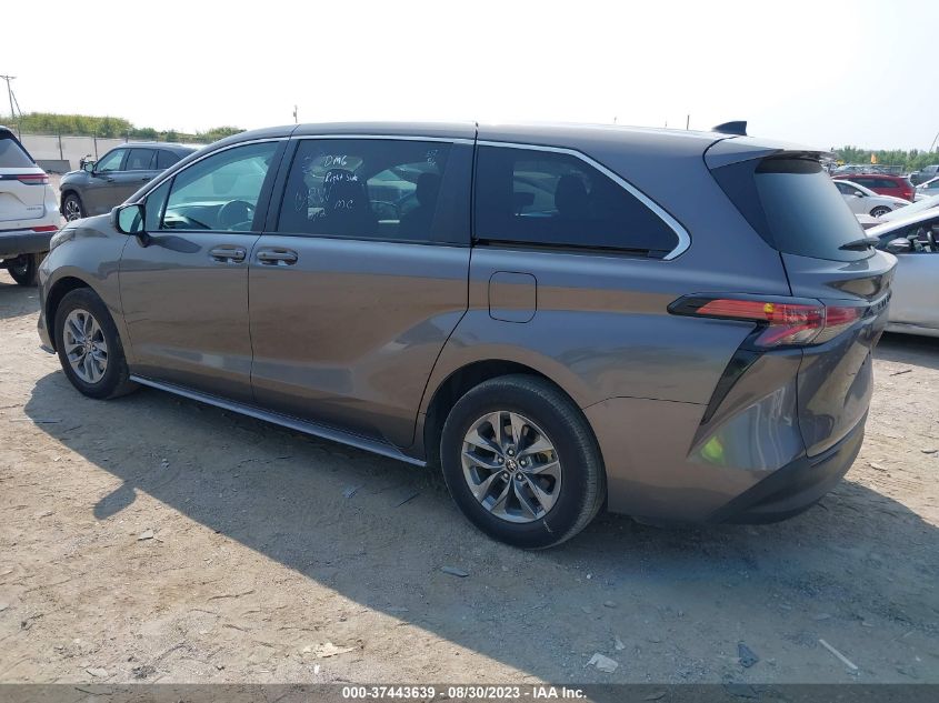 5TDKRKEC2NS121615 2022 TOYOTA SIENNA, photo no. 3