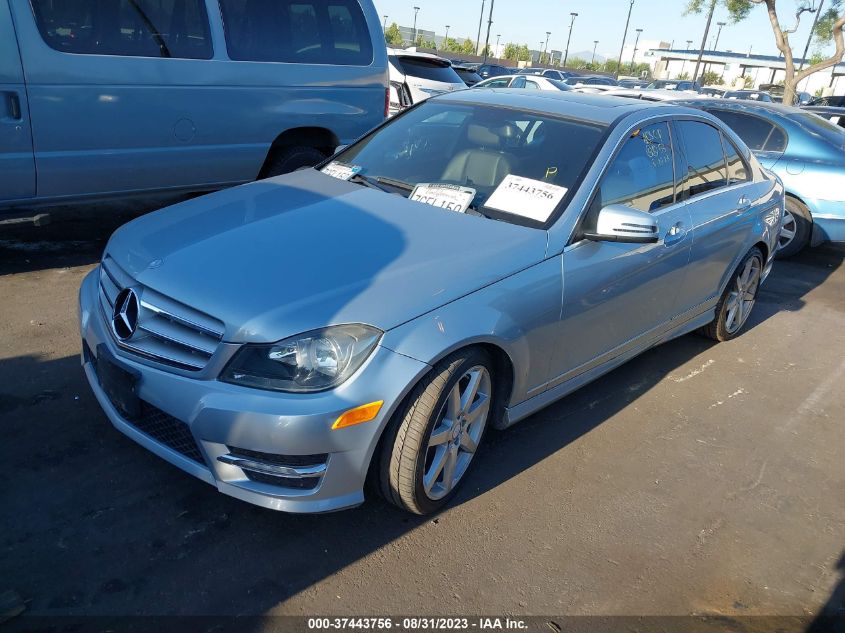 2013 MERCEDES-BENZ C-CLASS C 250 - WDDGF4HB0DR262084