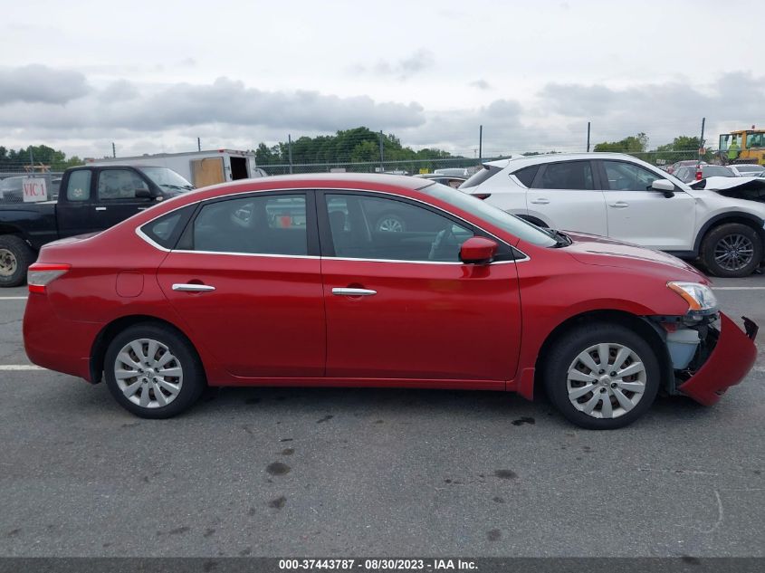 2014 NISSAN SENTRA S - 3N1AB7AP7EY332911