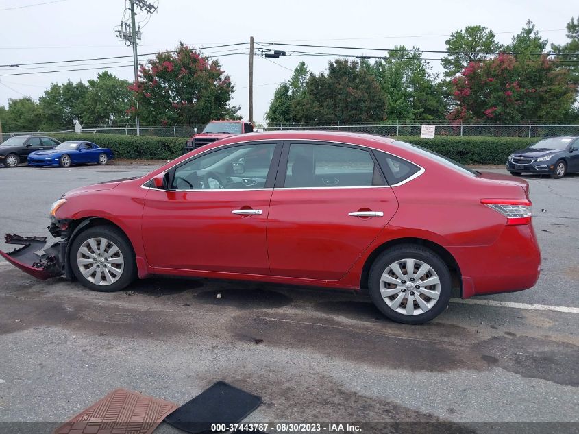 2014 NISSAN SENTRA S - 3N1AB7AP7EY332911