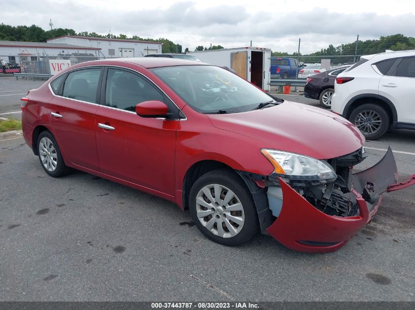 2014 NISSAN SENTRA S - 3N1AB7AP7EY332911