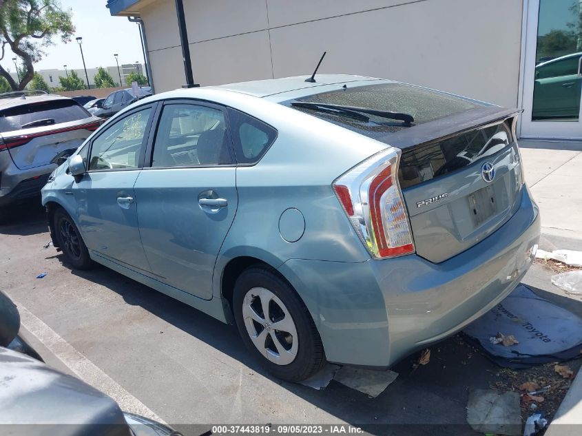 2014 TOYOTA PRIUS FOUR/FIVE/THREE/ONE/TWO - JTDKN3DU3E1800253
