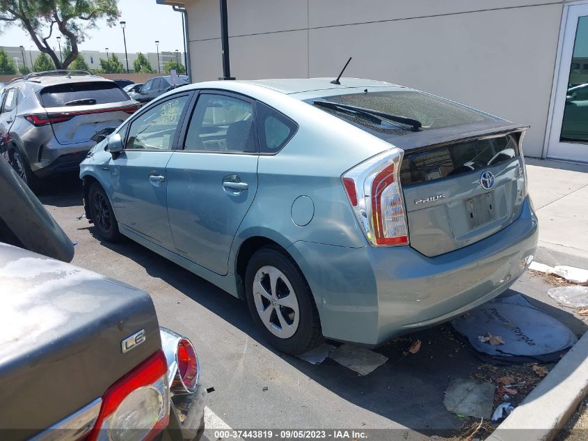 2014 TOYOTA PRIUS FOUR/FIVE/THREE/ONE/TWO - JTDKN3DU3E1800253