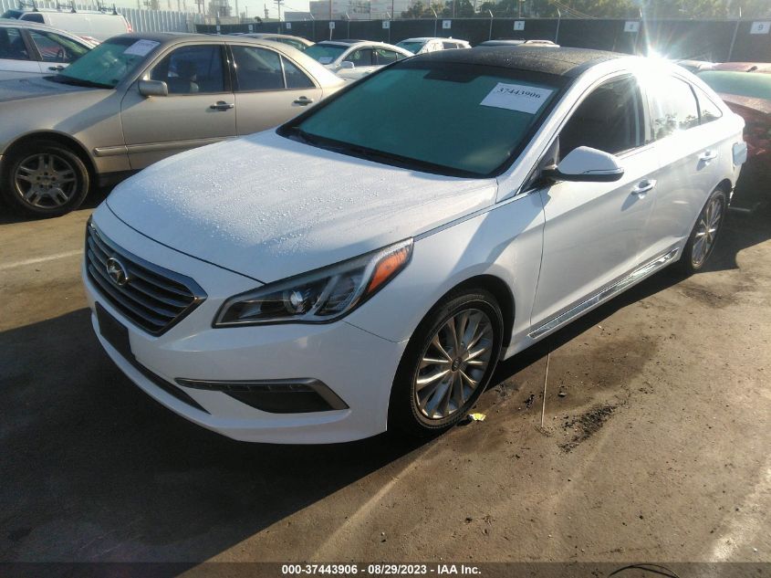 2015 HYUNDAI SONATA 2.4L LIMITED - 5NPE34AF8FH060658