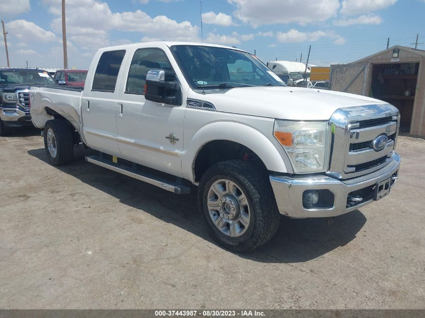 2015 FORD SUPER DUTY F-250 SRW LARIAT/PLATINUM - 1FT7W2BT4FEC12900