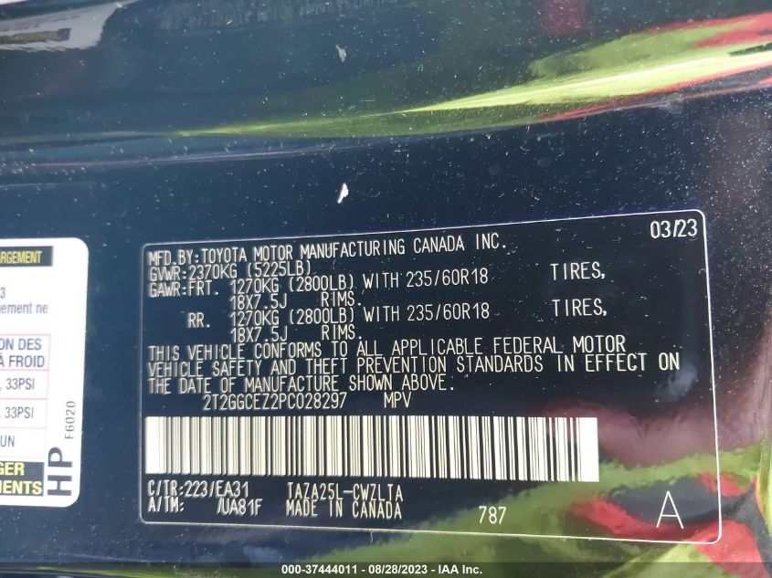 2023 LEXUS NX 350 - 2T2GGCEZ2PC028297