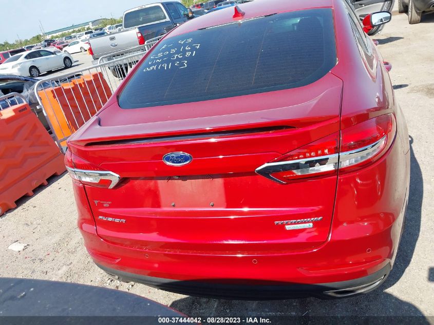 2020 FORD FUSION TITANIUM - 3FA6P0K95LR113681