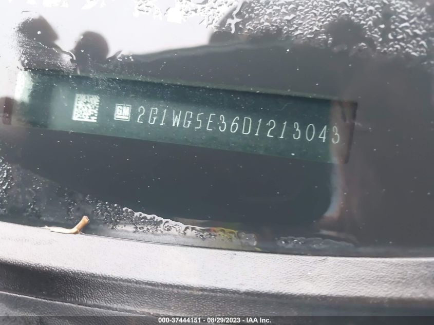 2013 CHEVROLET IMPALA LT - 2G1WG5E36D1213043