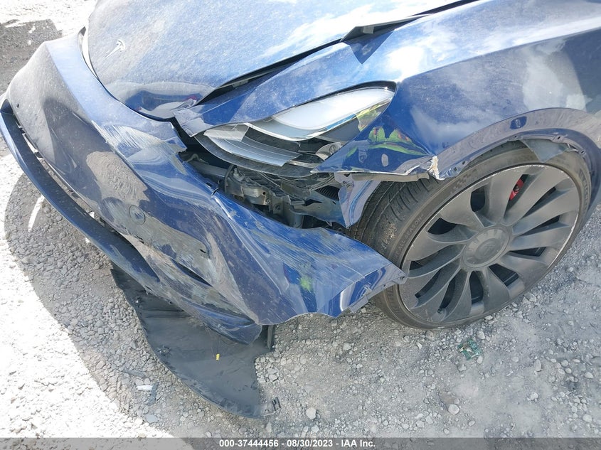 VIN 7SAYGDEF3NF396598 2022 TESLA MODEL Y