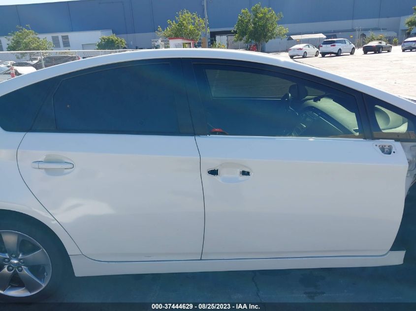 2013 TOYOTA PRIUS ONE/TWO/THREE/FOUR/FIVE - JTDKN3DU8D5594466
