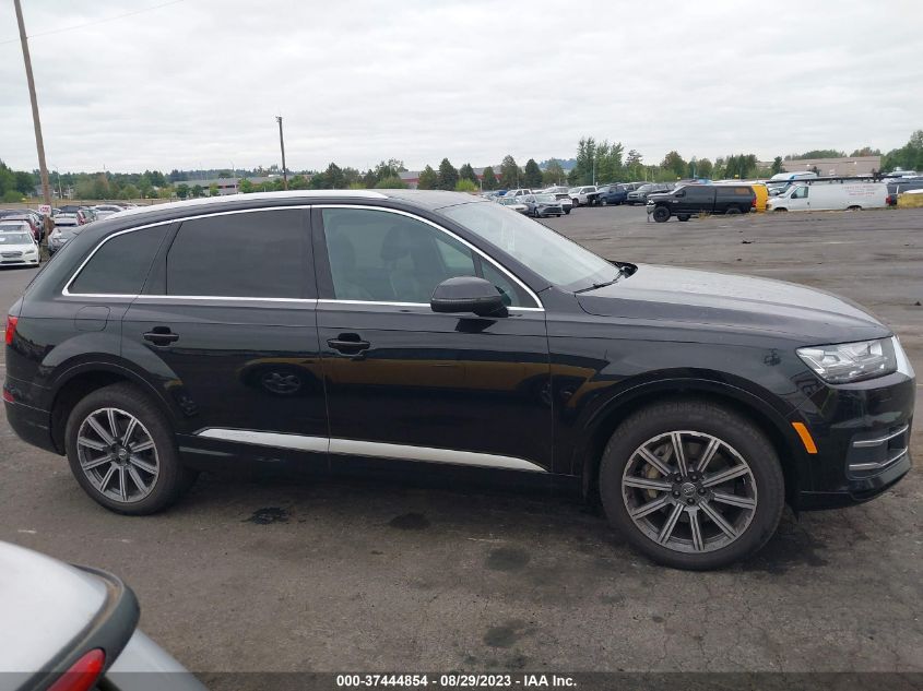 2017 AUDI Q7 PREMIUM PLUS - WA1LAAF73HD014588
