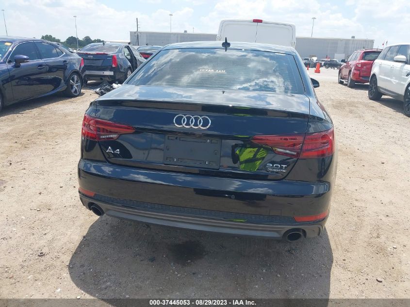 2018 AUDI A4 PREMIUM PLUS - WAUENAF41JA042306