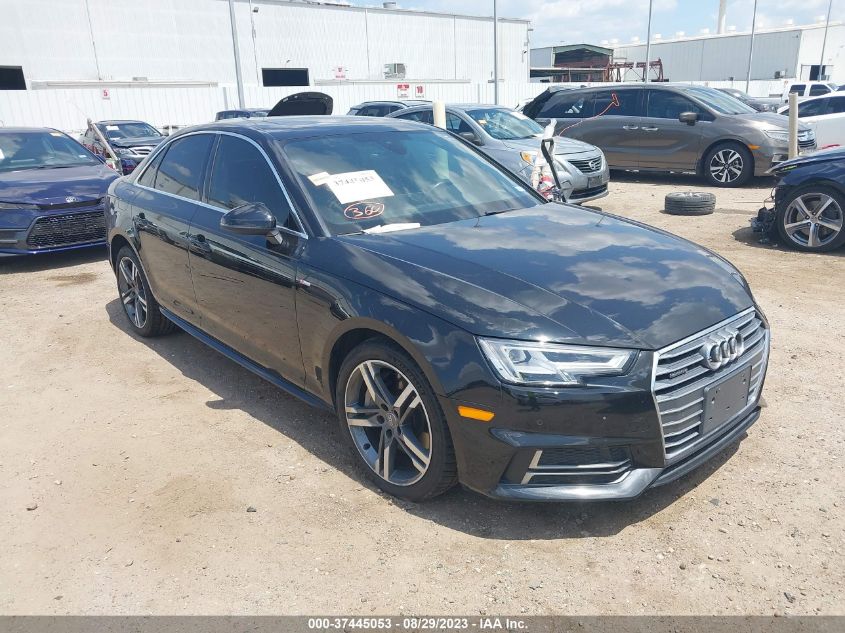 2018 AUDI A4 PREMIUM PLUS - WAUENAF41JA042306