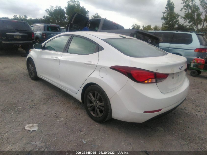 2016 HYUNDAI ELANTRA SE/SPORT/LIMITED - 5NPDH4AE5GH653237