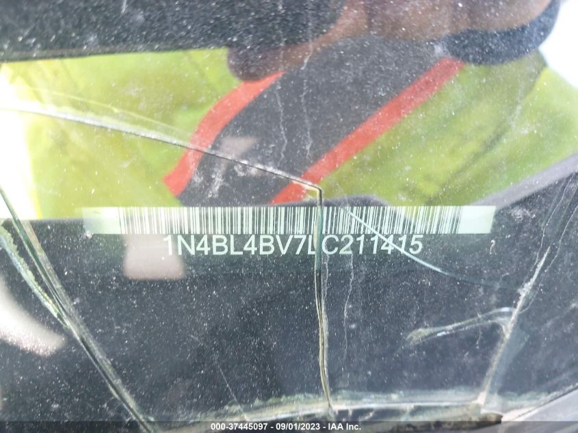 2020 NISSAN ALTIMA 2.5 S - 1N4BL4BV7LC211415