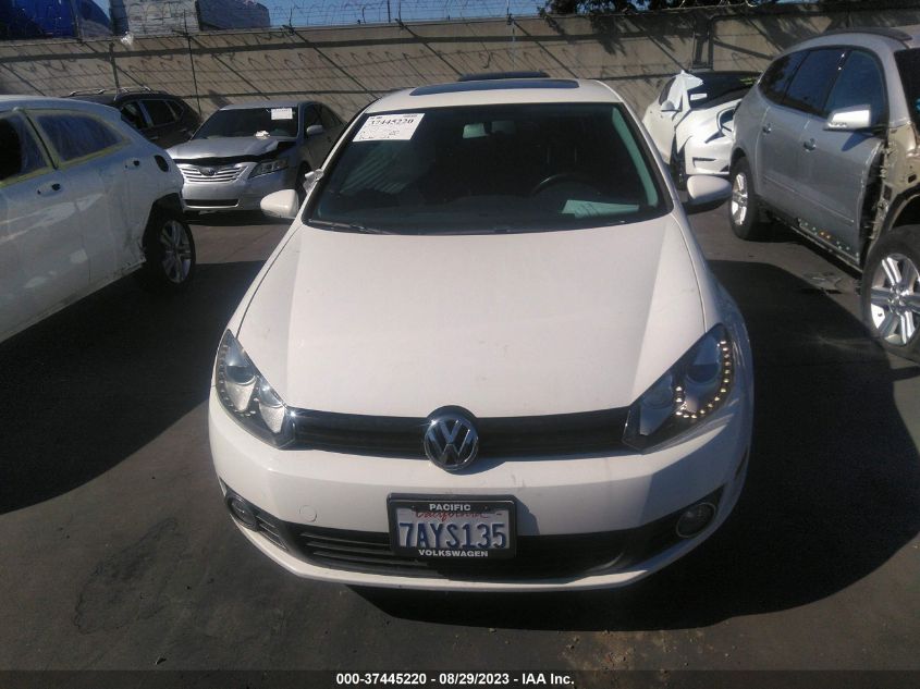 2013 VOLKSWAGEN GOLF TDI W/TECH PKG - WVWDM7AJ7DW131144
