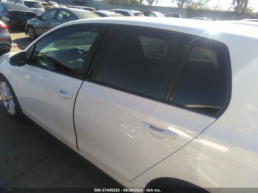 2013 VOLKSWAGEN GOLF TDI W/TECH PKG - WVWDM7AJ7DW131144