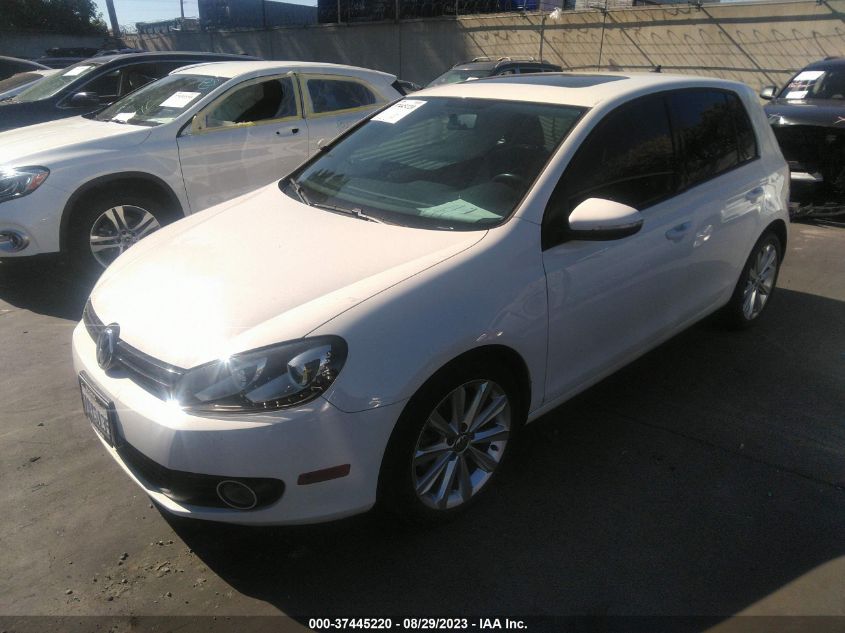 2013 VOLKSWAGEN GOLF TDI W/TECH PKG - WVWDM7AJ7DW131144