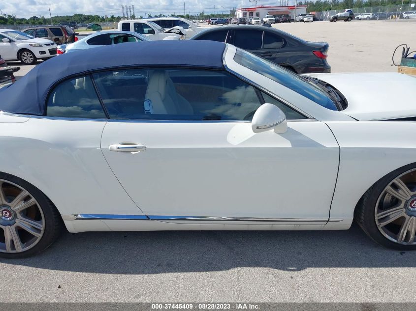 2013 BENTLEY CONTINENTAL GTC V8 - SCBGT3ZA0DC083293