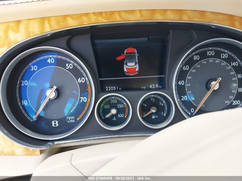 2013 BENTLEY CONTINENTAL GTC V8 - SCBGT3ZA0DC083293