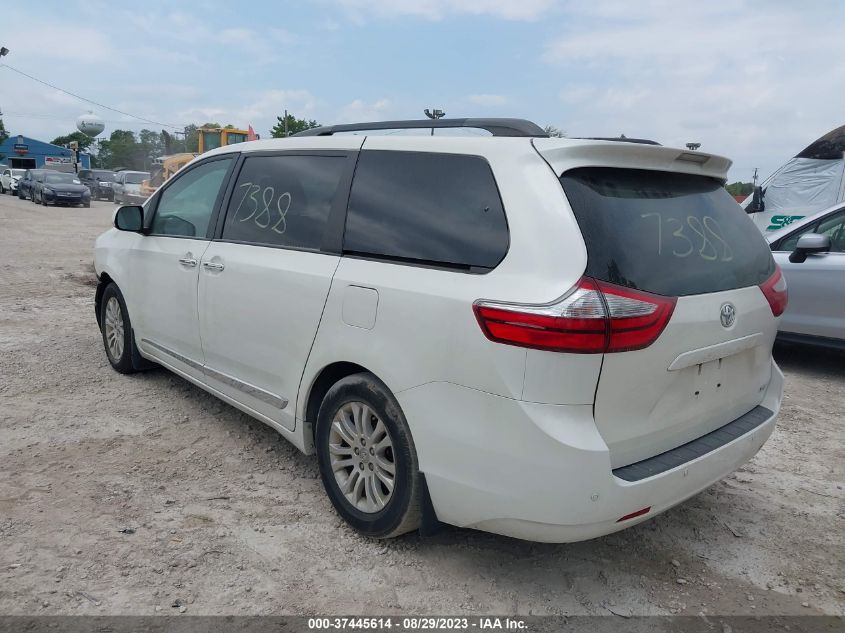 2017 TOYOTA SIENNA XLE - 5TDYZ3DCXHS770598