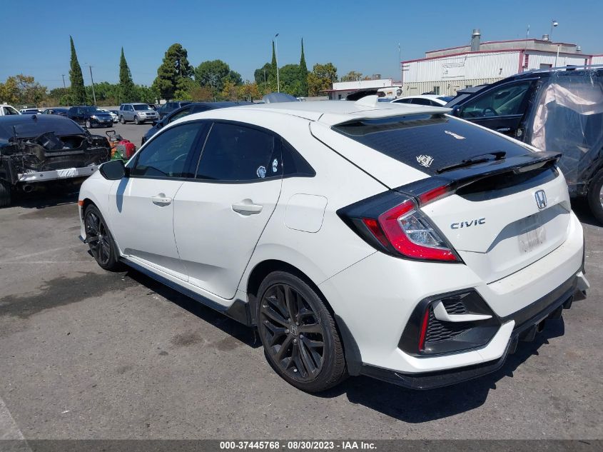 SHHFK7H46MU406388 Honda Civic Hatchback SPORT 3