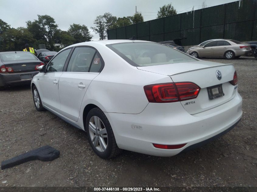 2014 VOLKSWAGEN JETTA SEDAN HYBRID SEL - 3VW637AJ1EM308362