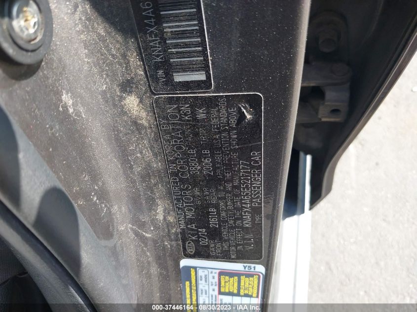 2014 KIA FORTE LX - KNAFX4A65E5217177