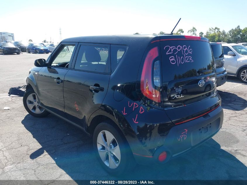 2014 KIA SOUL BASE - KNDJN2A24E7096859