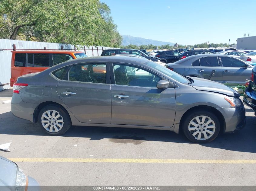 2015 NISSAN SENTRA S - 3N1AB7AP4FY306879