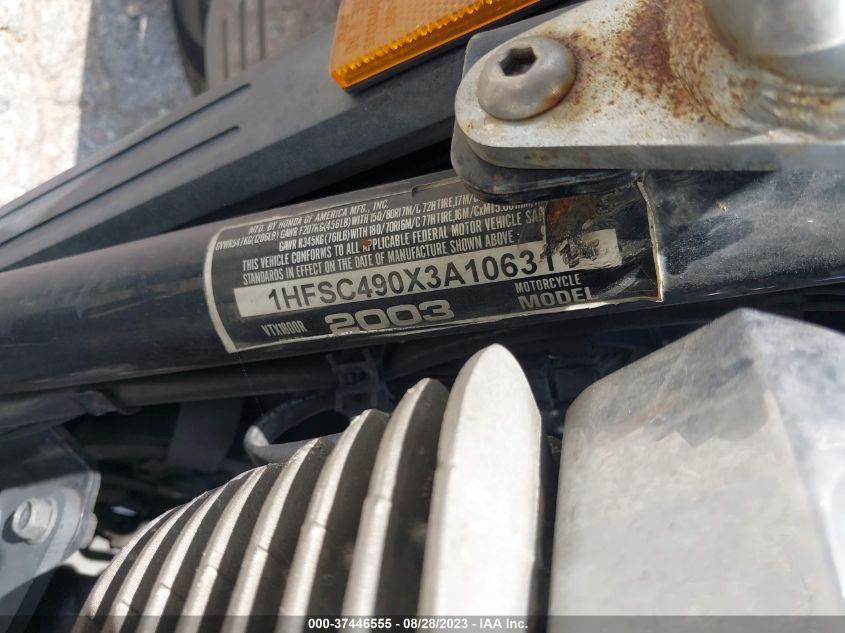 2003 HONDA VTX1800 R - 1HFSC490X3A106311