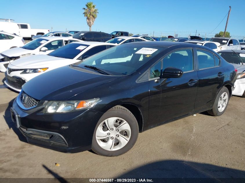 2015 HONDA CIVIC SEDAN LX - 2HGFB2F54FH522493