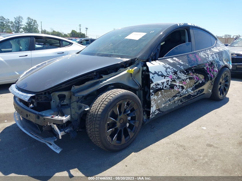 VIN 5YJYGDEE9LF020005 2020 TESLA MODEL Y