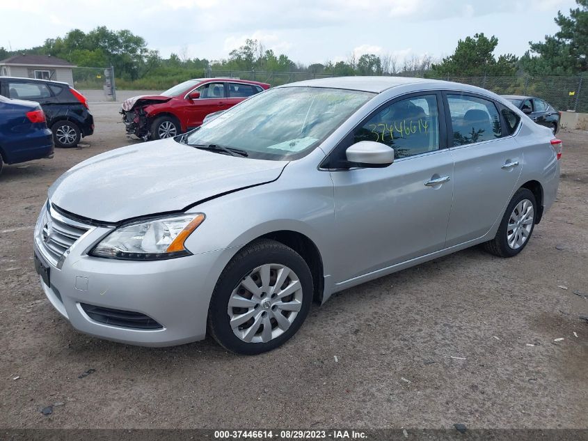 2015 NISSAN SENTRA S - 3N1AB7AP6FY293553