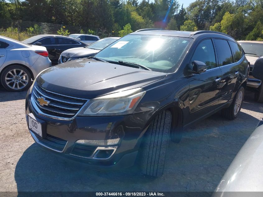 2014 CHEVROLET TRAVERSE LT - 1GNKRGKD1EJ185711