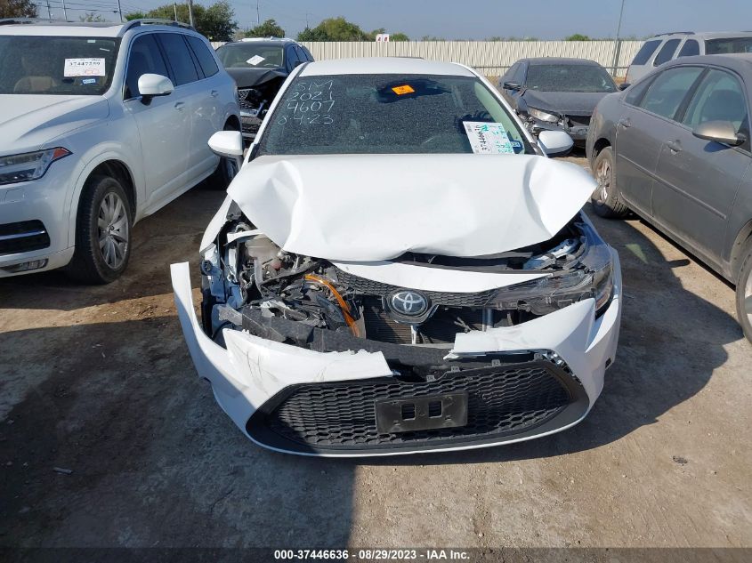 2021 TOYOTA COROLLA LE - 5YFEPMAE7MP224607
