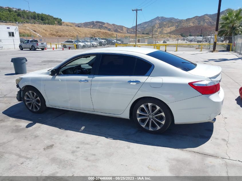 2014 HONDA ACCORD SEDAN SPORT - 1HGCR2F53EA289945