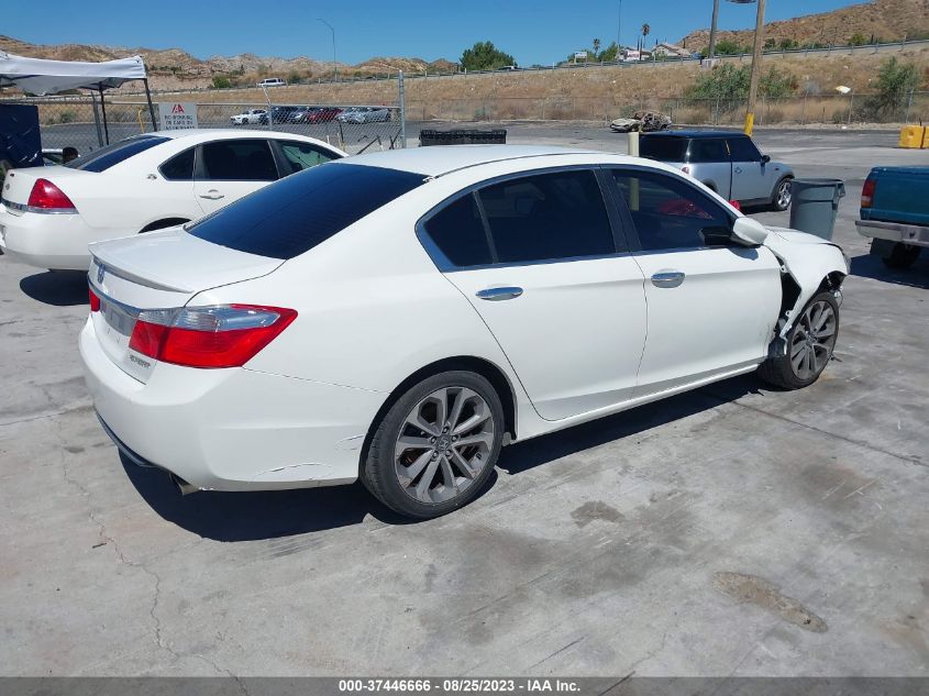 2014 HONDA ACCORD SEDAN SPORT - 1HGCR2F53EA289945