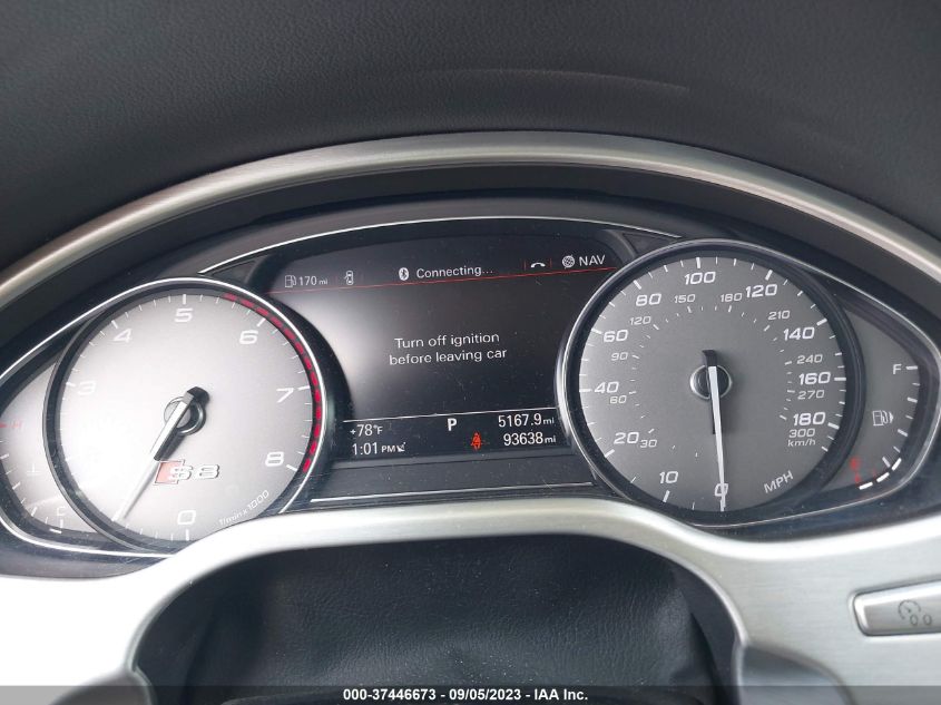 2014 AUDI S8 WAUD2AFD2EN003131