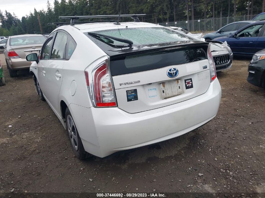 2013 TOYOTA PRIUS ONE/TWO/THREE/FOUR/FIVE - JTDKN3DU6D1710271