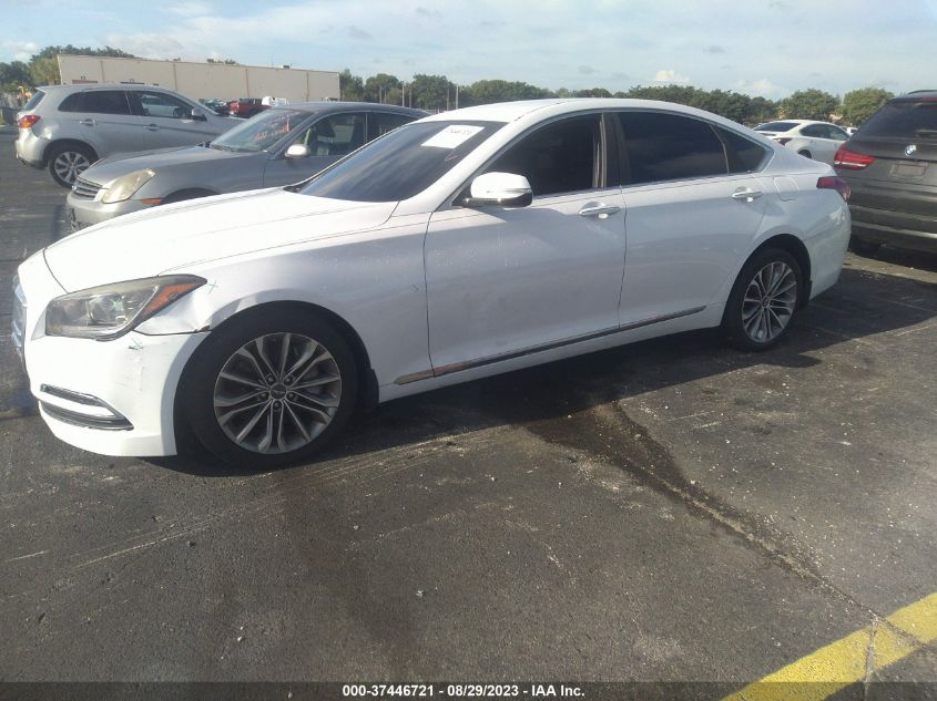 2016 HYUNDAI GENESIS 3.8L - KMHGN4JE2GU142334