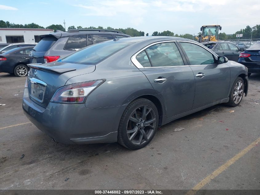 2014 NISSAN MAXIMA S/SV - 1N4AA5APXEC910163