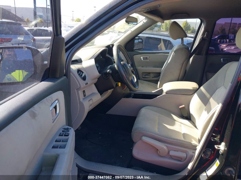 2013 HONDA PILOT LX - 5FNYF3H24DB008327