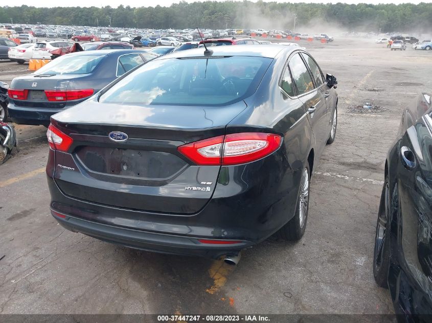 2014 FORD FUSION SE HYBRID - 3FA6P0LUXER364072